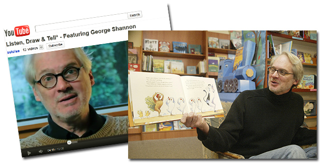 George signing books